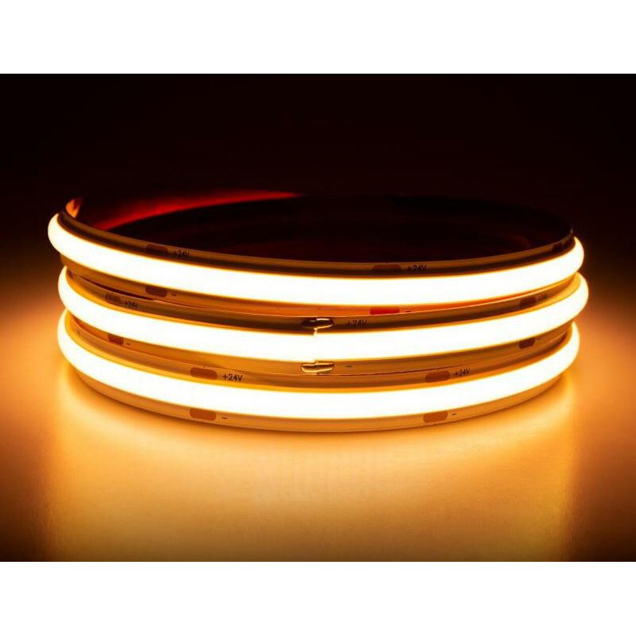 LED Strip COB 8mm 15W 2200K IP20 5m/rol