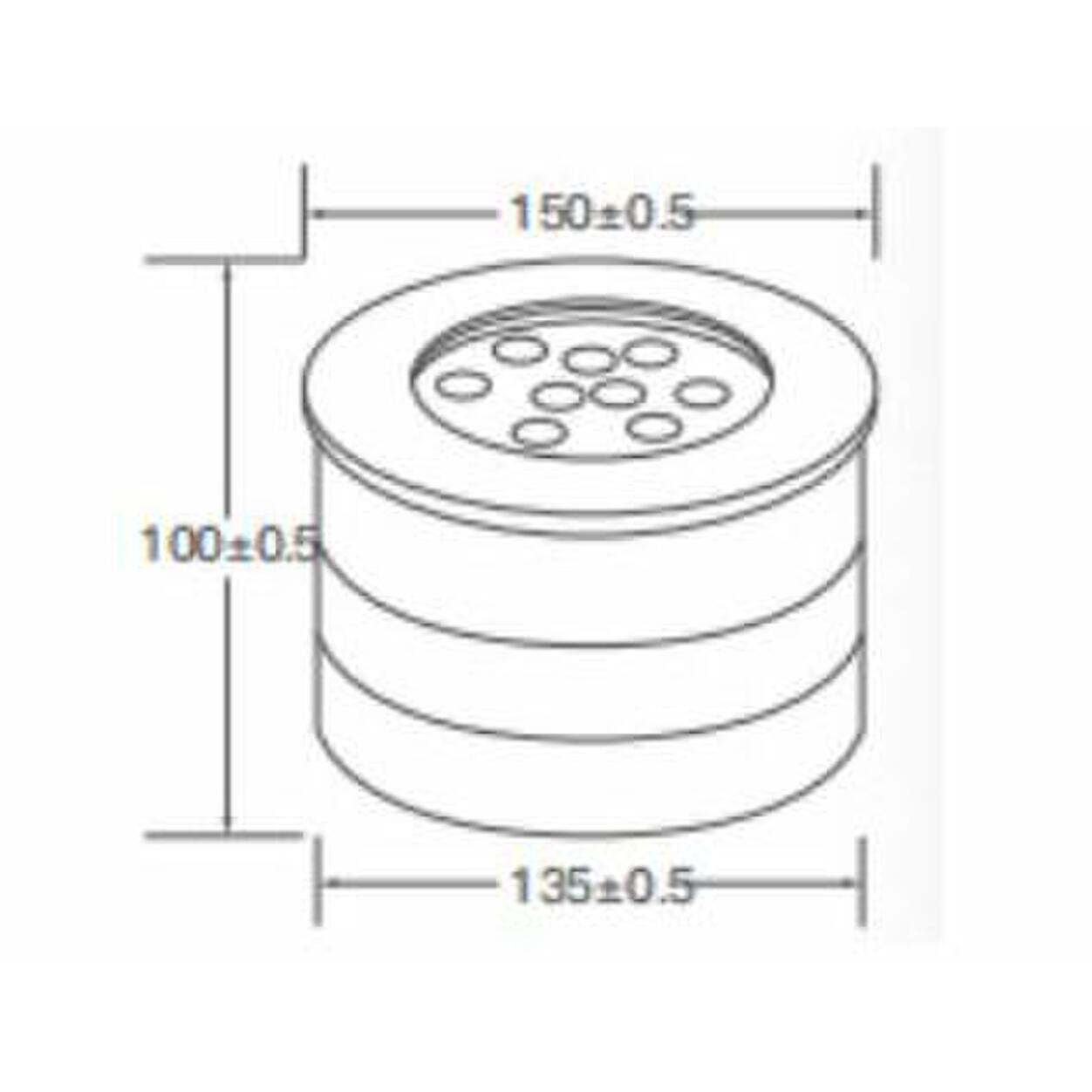 IN-GROUND ROUND LED SPOT 9W