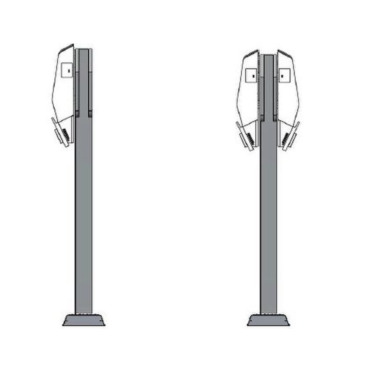 Home & Business 22KW EV Charger ESB-Serie on Pedestal 