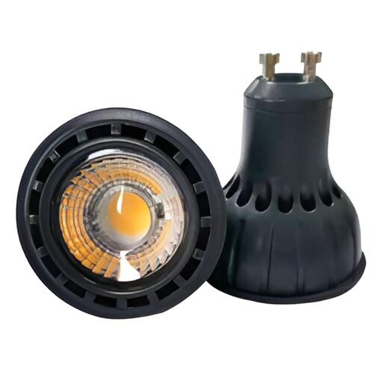 LED GU10 8W  Ra>95 2700K 60°Anthracite