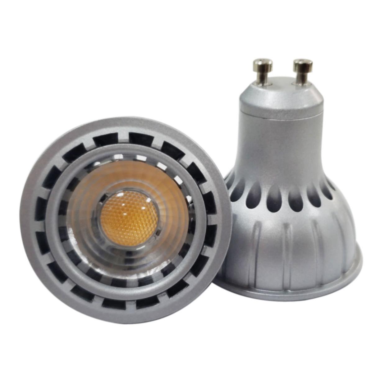 LED GU10 8W Dim. Ra>95 3000K° 35° Gray