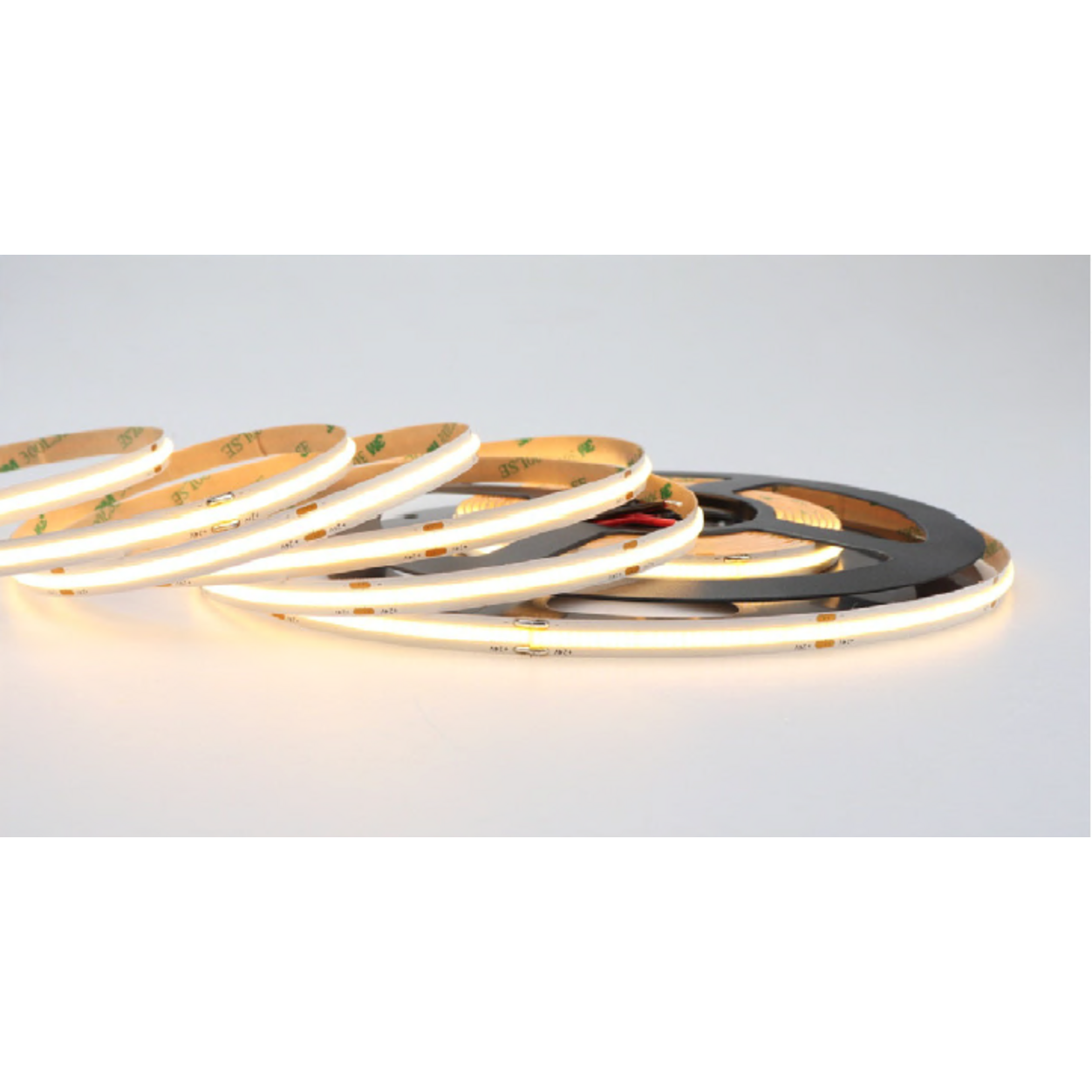 12V - COB LED Strip 4mm 5W 3000K IP20 Rol/5m