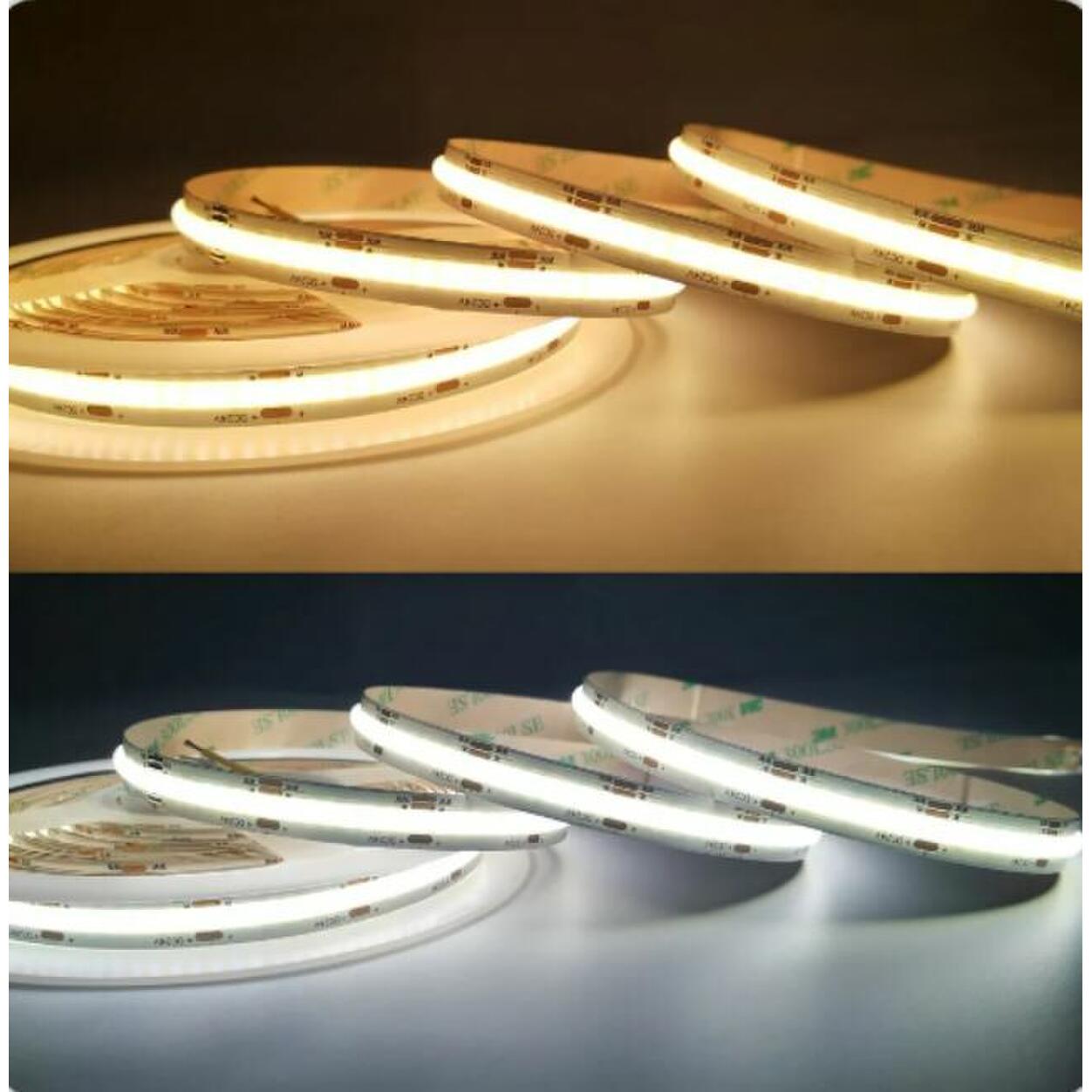 LED Strip COB 10mm 24VDC Tunable White IP20 15W 