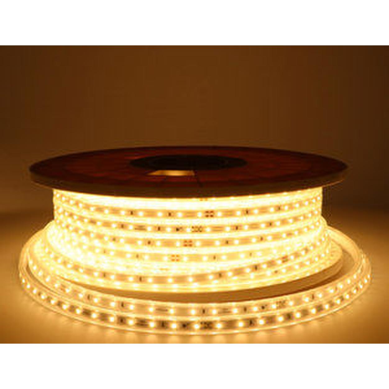 220VAC LED Strip 16W/m IP66 2700K° (Not Dim.)