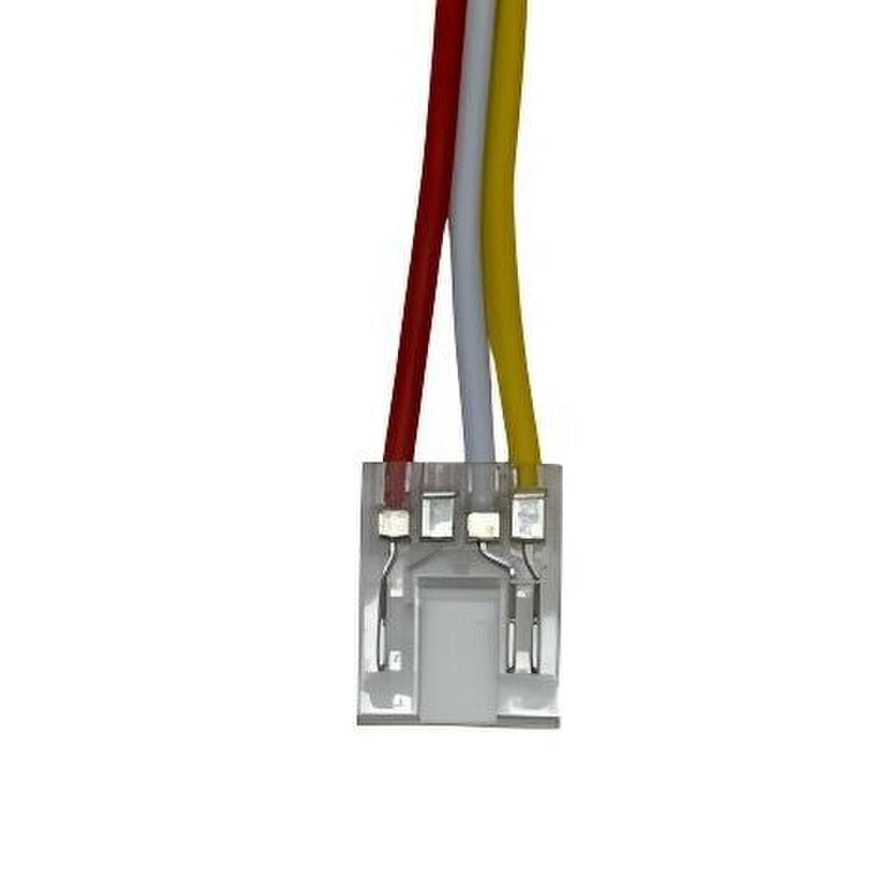 Connector with cable for 2 color COB LED-Strips 10mm Solder-Free