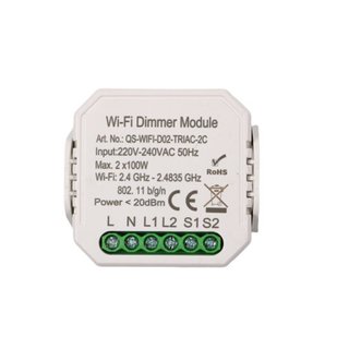 Wi-Fi LED Triac Dimmer 2 channel module 2x100W